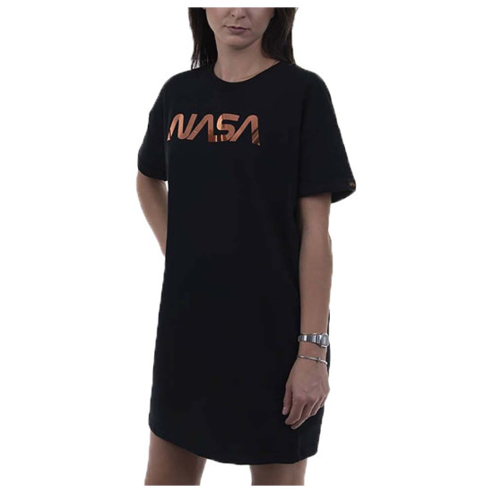 Alpha industries Γυναικείο φόρεμα Nasa Oversized Long T-Shirt